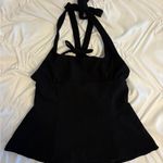 Lucy in the Sky  Black Halter Neck Women's going out top Photo 1