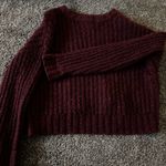 American Eagle Burgundy Sweater Photo 4