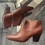 J.Crew NEW  Brown Leather Ankle Boots, Size 12 New w/o Box Photo 2