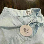 Princess Polly  blue linen skort. Size 4. Brand new with tags. (NWT) Photo 9