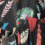 Carolina K 100% Silk Chiffon MIDI Floral Dress Tassel Detail Size Medium Photo 4