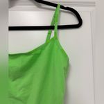SKIMS  Cotton Logo Bodysuit in Neon Green, Size 2X Photo 1