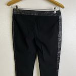 Preen by Thornton Bregazzi Skinny Leather Pants Black Patchwork Womens Small Photo 5