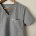 FIGS  Gray Scrub Top with Pocket S Photo 3
