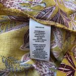 Beach Lunch Lounge Size Medium Multicolor Safari Whimsical Print Button Blouse Photo 4