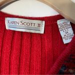 Karen Scott VINTAGE  Christmas Plaid Sweater Vest Photo 3