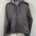 Under Armour Women Charcoal Grey Half Zip Pullover Hoodie Size L Photo 0