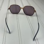 Y2K Tortoiseshell Square Sunglasses ā Purple Tint Lenses Brown Photo 3