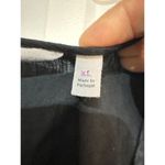 Athleta Black Cotton Womens Short Sleeve Dress Cover-up With Crochet Trim & Ela Photo 4