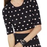 BCBGMAXAZRIA Aryen Polka Dot Cropped Tank Top Photo 2