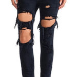 One Teaspoon  Trashed Free Birds SKINNY LEG EXTEME DISTRESSING Jeans - London- 27 Photo 0