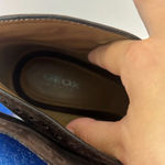 Geox  Respira Suade Brown Buckle Heel Ankle Boots EU 39 US9 Photo 4