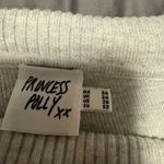 Princess Polly  Light Gray Knit Top Photo 3