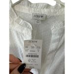 J.Crew White Popover Ruffle Top in Swiss Dot Women's Size Small New Photo 4