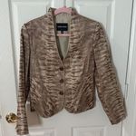Giorgio Armani Women's snakeskin style lamb Blazer as 40 Photo 0