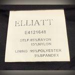 Elliatt  Euphoria Dress Black / Gold Metallic Fringe Strapless‎ Mini Luxe Small Photo 6