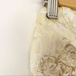 Forever 21 NEW  Gold Floral Foil Strapless Mini Dress Photo 1