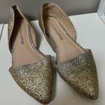 Soft Surroundings Gold Glitter Women's Flats size 9 gold yellow shoes Photo 0