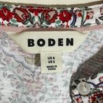 Boden Frilled Short Sleeve Shirt Red Size 2 Photo 5