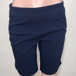 Coral Bay  Petite woman blue bermuda shorts size 8 P Photo 3