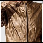 Carbon 38 Gold Crinkle Track Jacket Lace Back XS Photo 3