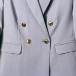 Madewell  The Rosedale Blazer in Crepe Nighttime Blue Size 10 Photo 4