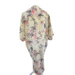 Live 4 Truth  SHEER kimono YELLOW FLORAL SWIM COVER WOMENS ONE SIZE Photo 1