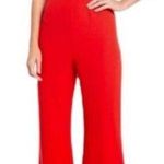 Gianni Bini  Red Sleeveless Scoop Neck Wide Leg Jumpsuit Spring Summer Size 4 New Photo 0