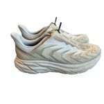 Hoka One One U Project Clifton Running Tennis Shoes Athletic Zip Size 8 Women's Tan Photo 2