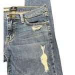 Just Black  Boyfriend Blue Jeans Distressed Made in USA Size 25 Photo 2