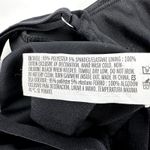 Forever 21 Satin Bodysuit Crossback Thong Hook & Eye Scoop Adjustable Black S Photo 2