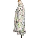 Alexis Giovanna Flounce Bell Sleeve 100% silk watercolor Mini Dress size US 8-10 Photo 3