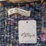 Free People  floral dark combo crop top size small Photo 2