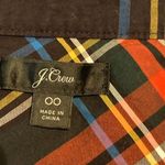J.Crew plaid high low blouse Photo 1
