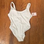ANDIE  The Ibiza One Piece Rib Swimsuit White size‎ M NWT Photo 2