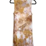 Maurice's  24/7 Orange Tie Dye High Neck Knee-length Shift Dress Photo 6