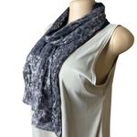 Apt. 9 #791  Leopard Print Black and Silver Sequin Scarf Photo 1