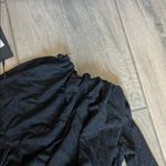 Lamarque Black Asymmetrical Long Sleeve Gown Photo 5