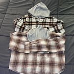 Rue 21 Women’s cropped hooded flannel 2 PACK! Photo 0