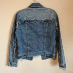 Sunset&Spring Sunset+Spring 100% Cotton Ruffled Denim Jacket Photo 7