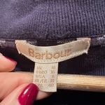 Barbour  Women’s Navy Blue White Striped Cotton Reif Sweatshirt Size Small Photo 2