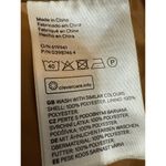 H&M  Tan High Waisted Faux Suede Pocket Button Down A Line Mini Skirt Size 2 Photo 4