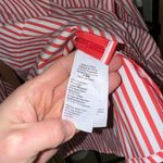 Universal Standard  x J.Crew striped poplin tie-sleeve top blouse long sleeve bow Photo 6