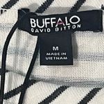 Buffalo David Bitton NWT  Yarn Dye Stripe Short Sleeve High Low Dress Sz M Photo 4