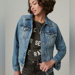 Lucky Brand The Tomboy Trucker Denim Jacket Photo 2