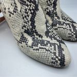 Steve Madden  Rookie Faux Leather Grey Snake Embossed Ankle Boots 9 Western Photo 6