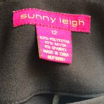 Sunny Leigh Brown‎ flared winter skirt with white stitching Photo 3