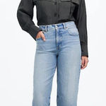 Madewell The Perfect Vintage Wide-Leg Crop Jean in Hallstead Wash Size 26 NWT Photo 0