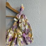 Adelyn Rae Anthropologie  Gina Floral Print Embroidered
Eyelet Romper Sz: S Photo 11