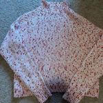 LC Lauren Conrad Lauren Conrad LC Knit Sweater turtleneck pink and orange Photo 0